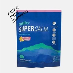 NEW Nello Super Calm Raspberry Lemonade | Free Shipping Energy Calming Drink Mix