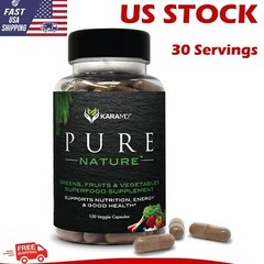 Pure Nature, Greens, Fruits & Vegetables Whole Food Supplement, Support Energy