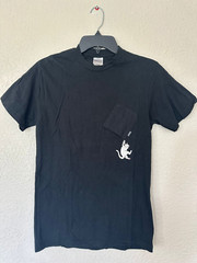 RIPNDIP Upside Down Pocket Middle Finger Cat T Shirt Size Small