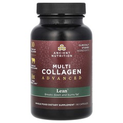 2 X Ancient Nutrition, Multi Collagen Advanced, Lean, 90 Capsules