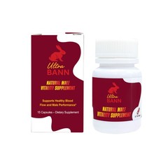 Ultra Bann Men’s Performance | 1 Cap = 2 Days | Premium 30-Day Formula 40+
