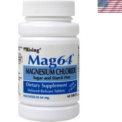 MAG 64 535MG Magnesium Tablets – 6 Bottles, 360 Count for Optimal Muscle Health