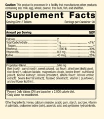 Standard Process – A-F Betafood – 180 Tablets