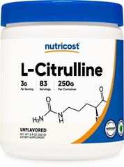 Nutricost L-Citrulline (Base) Powder – (250 Grams)
