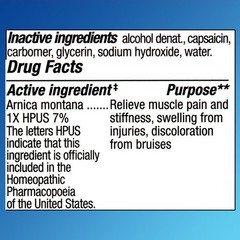 Equate Amicare Arnica Pain Relief Gel with Capsaicin, 2.6 oz