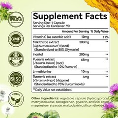 Oxyenergy Milk Thistle Liver Detox & Colon Cleanse,Organic Liver Health Support