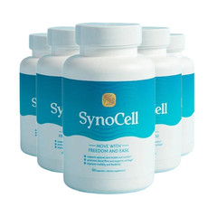 5-Pack Synocell Capsules – Back Neck and Joint Relief Complex – High Quality 300