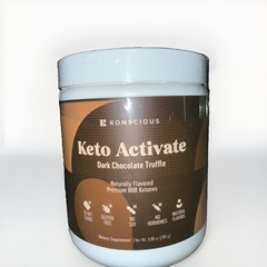 2 Pack KETO ACTIVATE Konscious DARK CHOCOLATE TRUFFLE Ketones BHB Diet Drink Mix