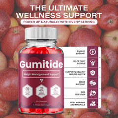 Gumitide Weight Management Gummies, Gumitide Supplement (60 Gummies)