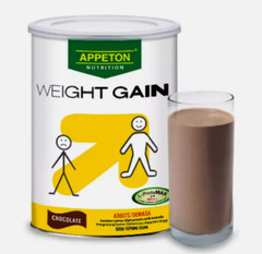 1 Tin X APPETON Weight Gain for Adult High-Protein Chocolate 450g FREE SHIPPING