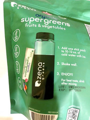 Zena Greens Organic Supergreens Fruits & Vegetables Powder 45 Packs EXP 03/2026