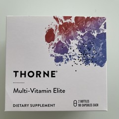 THORNE Multi-Vitamin Elite . Gluten Free, Dairy Free 180 Capsules exp. 06/26