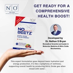 Nitric Oxide Pre-Workout Supplement with Beetroot, ATP, Electrolytes, 30