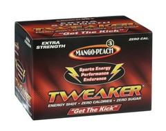 Tweaker Energy Shot, Mango Peach, Extra Strength, 2 fl oz, 12 Count.