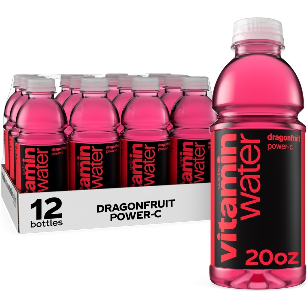 vitaminwater Power-C Dragonfruit Nutrient Enhanced 20 fl oz (Pack of 12)