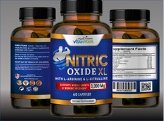 Nitric Oxide Booster L-Arginine, L-Citrulline 3000mg 120 Caps HIGHEST POTENCY