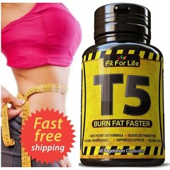 T5 Fat Burner Supplement Garcinia Senna Weight Loss 60 Pills Diet Natural Detox