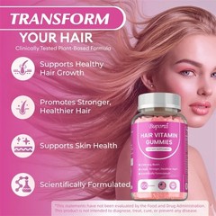 Hair Vitamin 60pcs – Skin &Nails Health, Promotes Thicker &Healthier Hair Growth