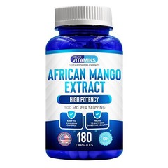 African Mango 500mg Equivalent 10:1 Extract 180 Capsules – We Like Vitamins