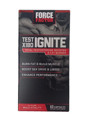 Force Factor Test X180 Ignite – 60 Capsules body building New In Box 01/2029