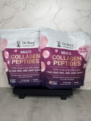 Dr. Berg Multi Collagen Peptides Two Pack 14.1 oz Exp 07/2027