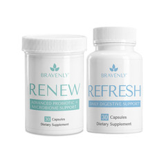 Bravenly Gut Harmony Duo Renew + Refresh – NEW – 30 Day Supply