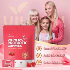 Women’s Cranberry Probiotic Gummies 5B CFU Digestive Health 60ct