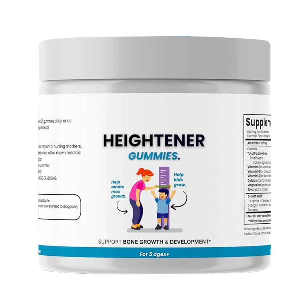 Heightener Gummies Teens Natural Height Growth Supplement for Kids, – and Adult