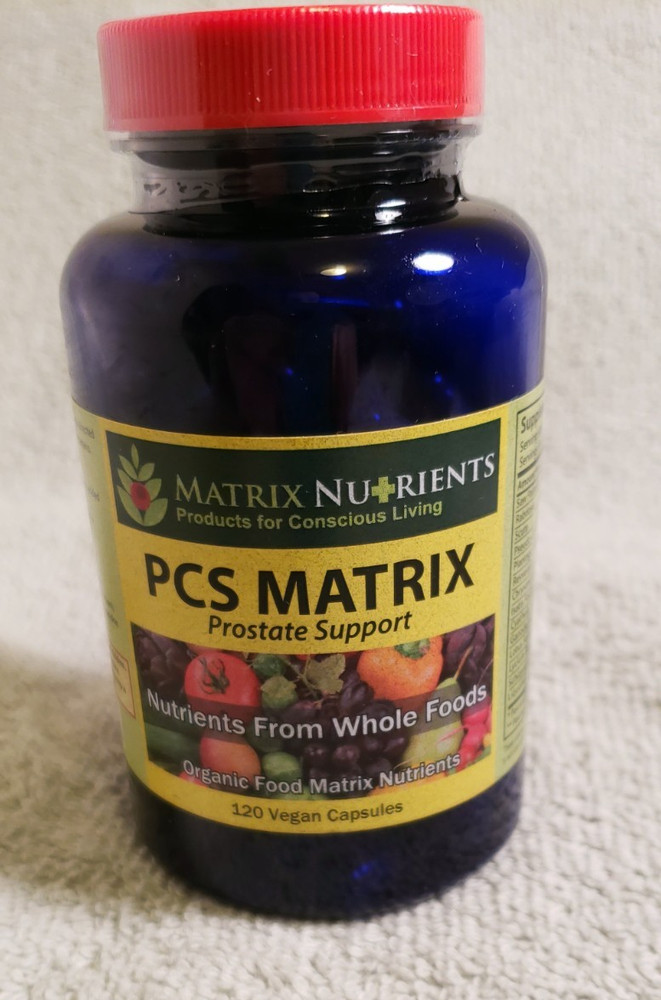 PCS MATRIX Prostrate Support from Matrix Nutrients 120 Vegan caps Sealed