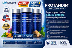 LifeVantage’ Protandim NRF2 Synergizer 90 Caplets 3 Pack Sealed