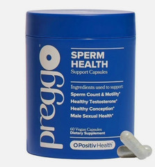Preggo Sperm Health Capsules for Men for Sperm Count and Motility, 60 Vegan Caps