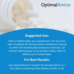 OptimalAmino Tablets (150 Count) | 99% Utilized 150 Count (Pack of 1)