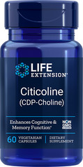 Life Extension Citicoline (CDP-Choline) -60 Capsules