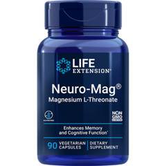 Life Extension Neuro-Mag Magnesium L-Threonate 2-Pack Magtein Brain 180 Caps