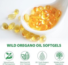 Resilia Oil Of Oregano With Black Seed Oil 6,000MG