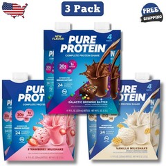 Pure Protein, Variety Pack Complete Protein Shake, 30g Protein
