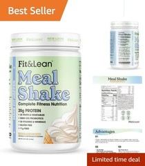 Delicious Vanilla Meal Replacement Drink – 26 Vitamins & 1 Pound of Nutrition