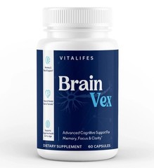 (2 Pack) BrainVex Nootropic All Natural Brain Supplement Brain Vex 60 Capsules