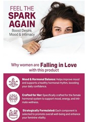 Harmony Glow LIBIDO BOOST Passion & Aphrodisiac Support for Adult Women 60 Caps