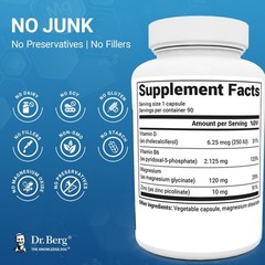 Berg Dr. Magnesium Glycinate 150ct – 4in1 Chelated for Muscle,