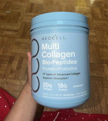 NeoCell Multi Collagen Bio-Peptides + Probiotics Powder Unflavored 22 oz