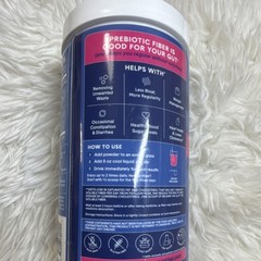 Bellway Super Fiber + Psyllium Powder Wild Berry 12.8oz Non-GMO Gluten-Free