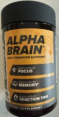 90 Capsules ONNIT ALPHA BRAIN Memory & Focus Supplement Exp 2/2027 Sealed New