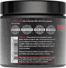Formulation Factory Heart of Steel 120ct Nitric Oxide Blood Pressure Boost