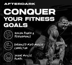 AFTERDARK INHUMAN V2 PREWORKOUT ENERGY PUMP FOCUS TROPIC GUMMY EXP: 05-2026 NEW