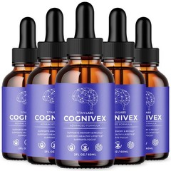(5 Pack) Cognivex Nootropic Brain Health Support Drops Cogni Vex 150 Servings