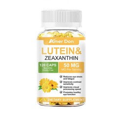 Lutein and Zeaxanthin 50 mg | 120 Softgels | Eye Health Vitamins | Vision Health