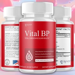 (3 Pack) Vital BP Advanced Blood Support Vitamin Formula VitalBP 180 Capsules