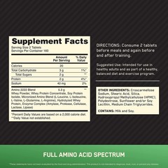 Maximize Muscle Growth with 320 Count Superior Amino 2222 Tablets – Unflavored