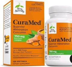 Curcumin 750mg High Absorption Turmeric Supplement 120 Softgels Brand New